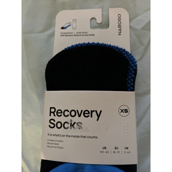 Naboso Recovery Socks - Compression + Texture, Size , XS fits up to 7 wns 5 mens - Picture 3 of 8